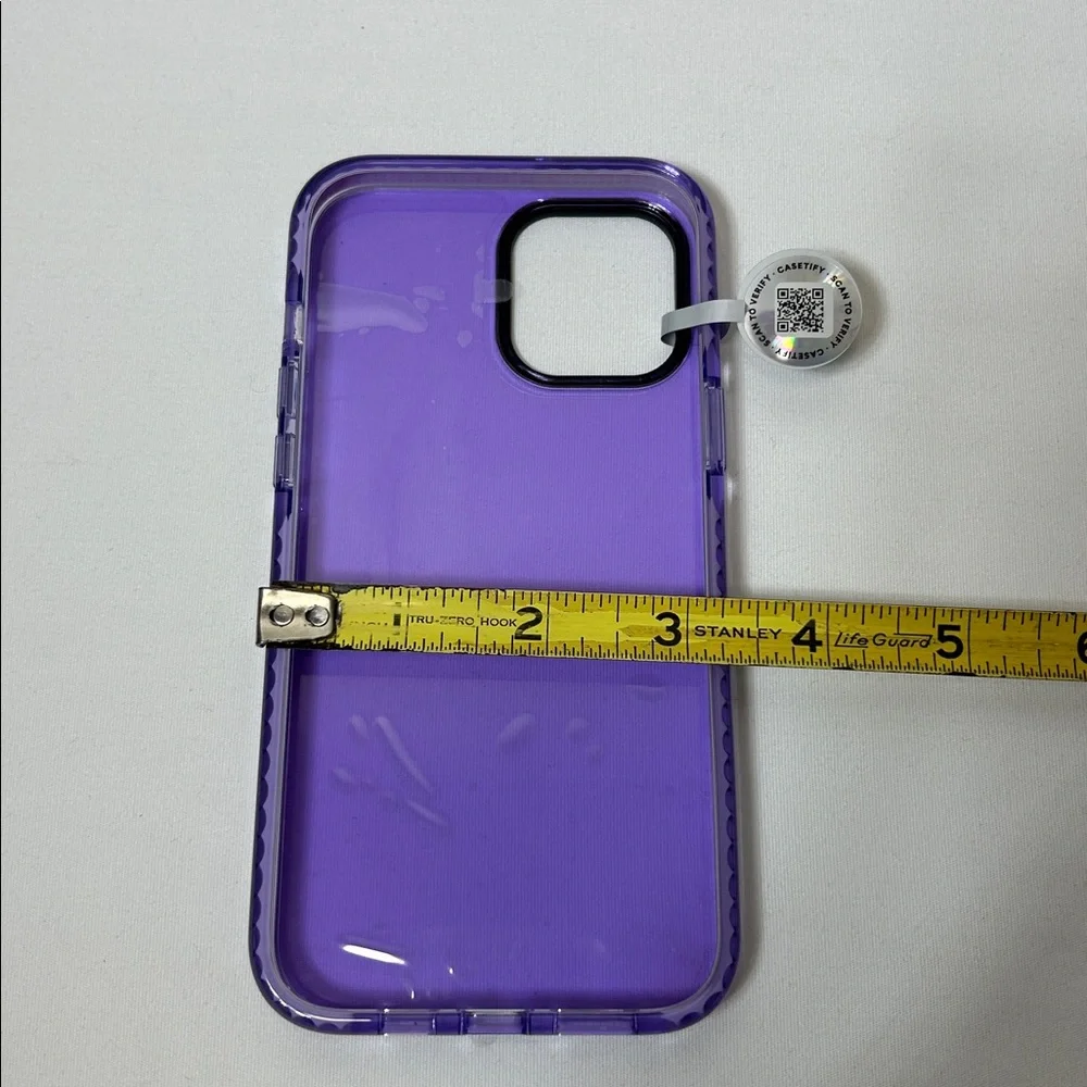 CASETIFY Impact Case Custom Phone Case Apple iPhone 12 Pro Max Sheer Purple
